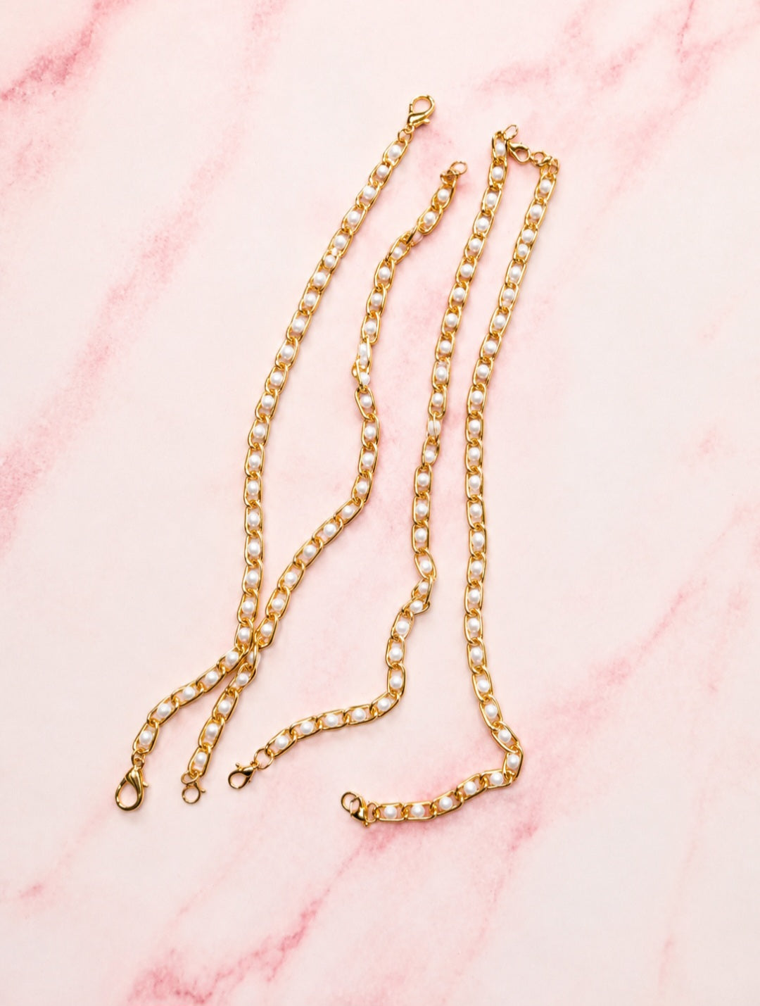 Luxe pearl link